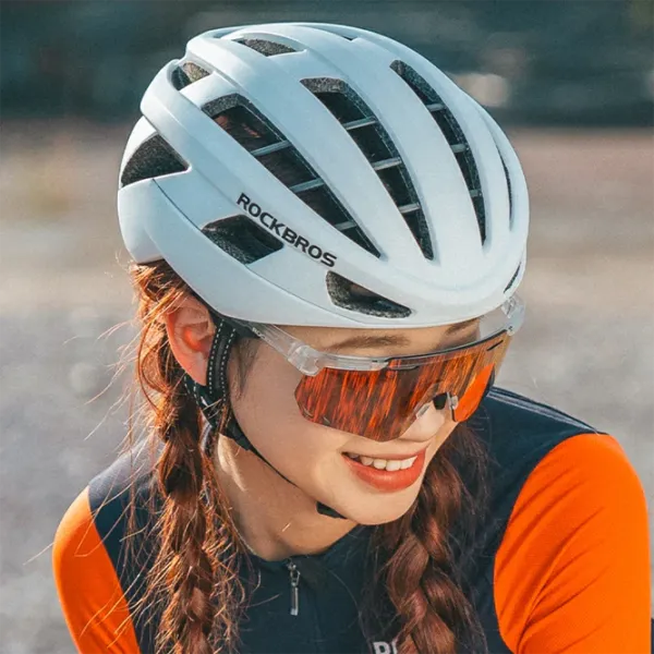 Ochelari de soare Rockbros SP323 Classic Sports Cycling Photochromic Red White photo 2