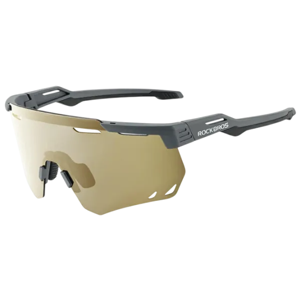 Солнечные очки Rockbros SP323 Classic Sports Cycling Polarized Golden Серый photo 1