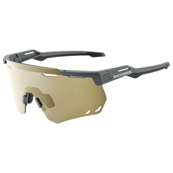Солнечные очки Rockbros SP323 Classic Sports Cycling Polarized Golden Серый photo 1