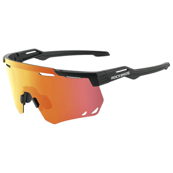 Солнечные очки Rockbros SP323 Classic Sports Cycling Polarized Red Черный photo 1