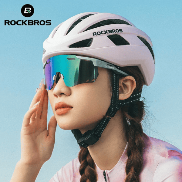 Солнечные очки Rockbros SP323 Classic Sports Cycling Polarized Red Черный photo 3