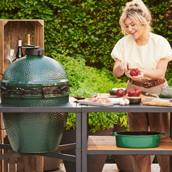 Grătar Big Green Egg Large Classic Packages BGE117632-S1 Cărbuni / Mobil photo 6