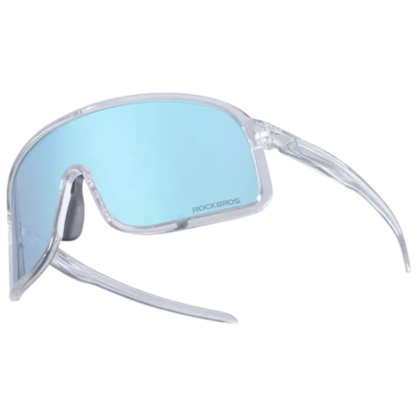 Солнечные очки Rockbros Polarized Photochromic Cycling Bright Transparent White Синий photo 1