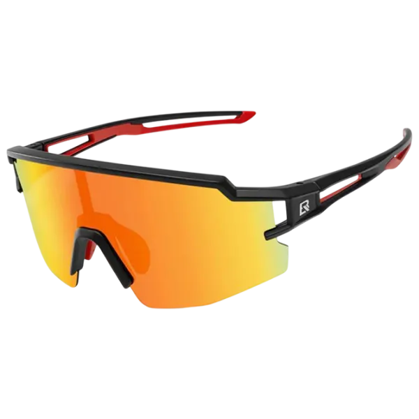 Ochelari de soare Rockbros Polarized Youth Kids UV400 Cycling Sports Black Red photo 1
