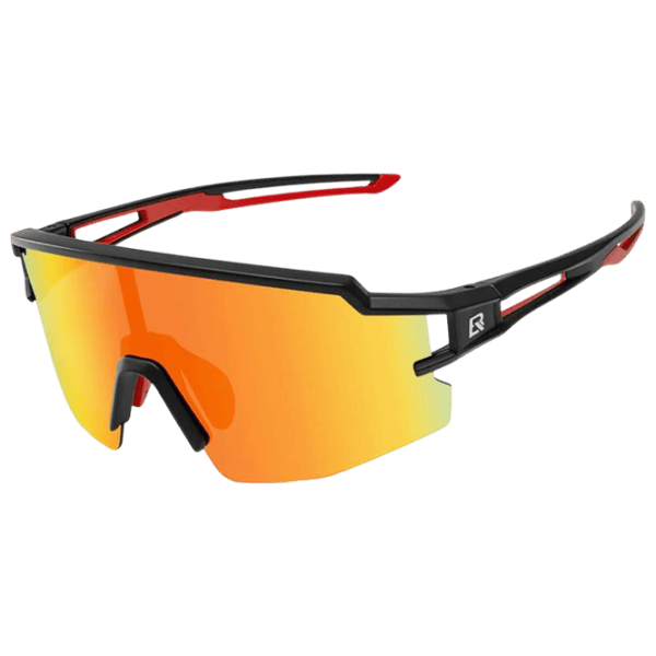Ochelari de soare Rockbros Polarized Youth Kids UV400 Cycling Sports Black Red photo 1
