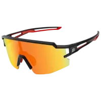 Ochelari de soare Rockbros Polarized Youth Kids UV400 Cycling Sports Black Red