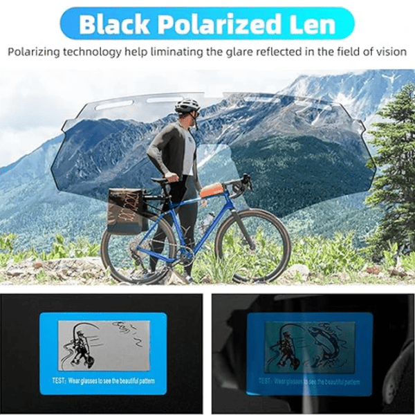 Солнечные очки Rockbros Polarized Cycling Glasses Серый Разноцветный photo 4