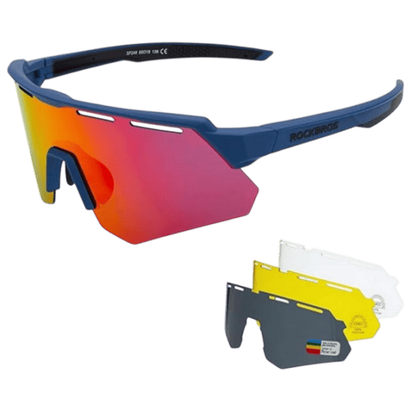 Солнечные очки Rockbros Polarized Cycling Glasses Синий Разноцветный photo 1