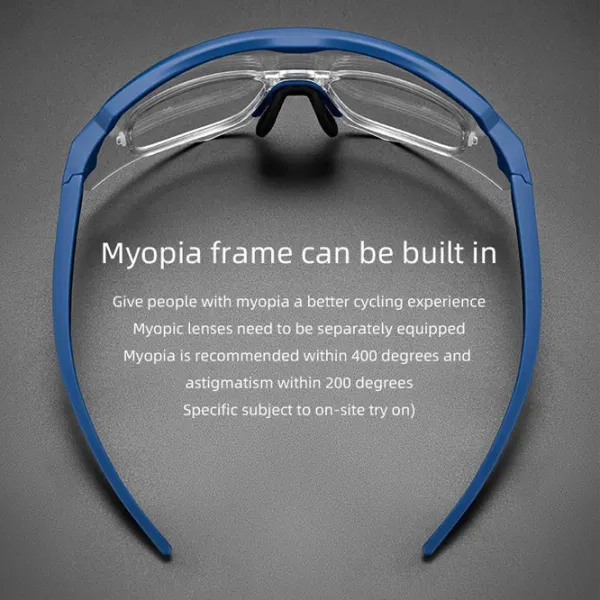 Солнечные очки Rockbros Polarized Cycling Glasses Синий Разноцветный photo 13