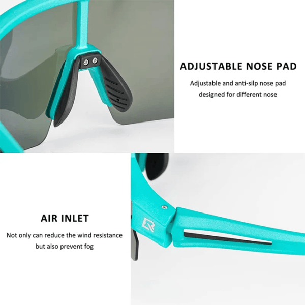 Солнечные очки Rockbros Ultralight Polarised Sports Синий Разноцветный photo 6
