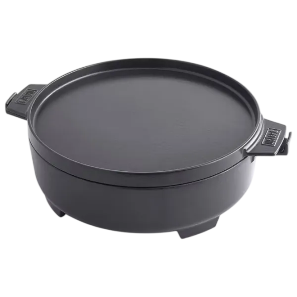 Ceaun pentru grătar Weber Duo 6.8l / Fontă / Black photo 1