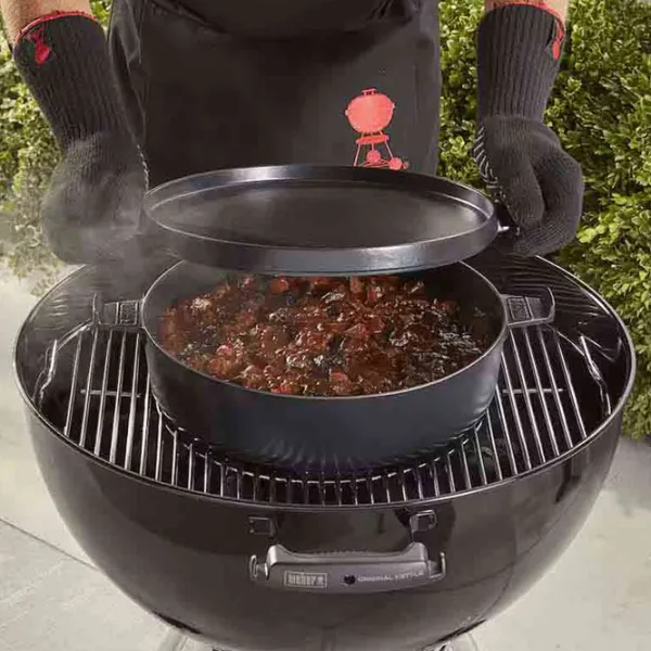 Ceaun pentru grătar Weber Duo 6.8l / Fontă / Black photo 5