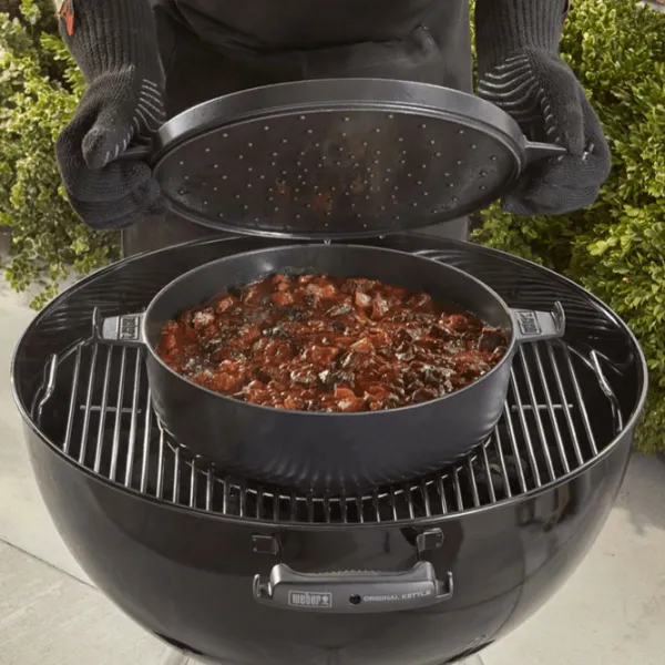 Ceaun pentru grătar Weber Duo 6.8l / Fontă / Black photo 7