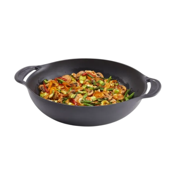 Ceaun pentru grătar Weber Crafted Wok & Steamer 5l / Fontă / Black photo 2
