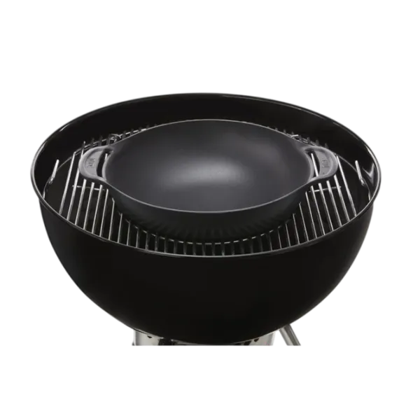 Ceaun pentru grătar Weber Crafted Wok & Steamer 5l / Fontă / Black photo 3