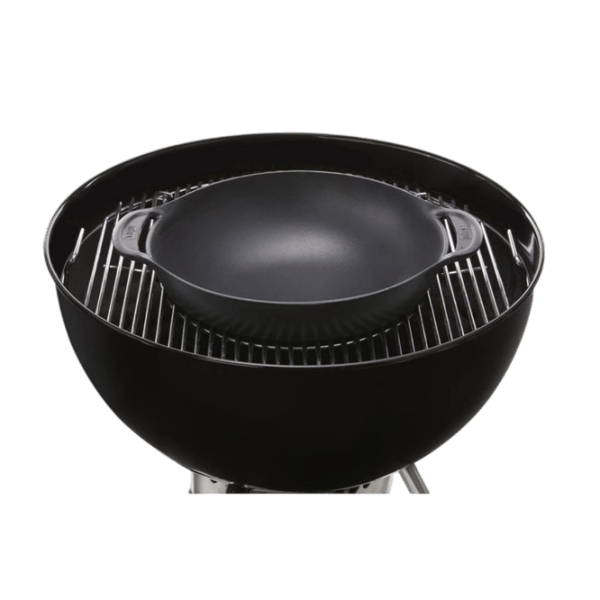 Ceaun pentru grătar Weber Crafted Wok & Steamer 5l / Fontă / Black photo 3