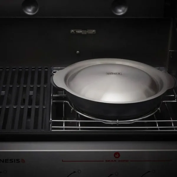 Ceaun pentru grătar Weber Crafted Wok & Steamer 5l / Fontă / Black photo 6