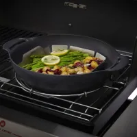 Котел Weber Crafted Wok & Steamer 5л / Чугун / Черный photo 7