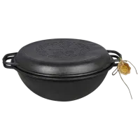 Ceaun Maysternya Uzbec WOK 15l / Fontă / Black