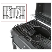 Grătar Grilland Fire PRO GM26001 Brichete, cărbuni / Mobil photo 7