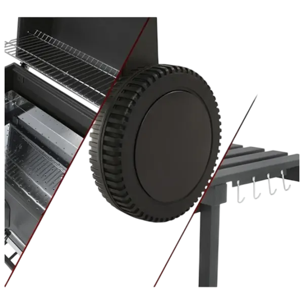 Мангал Grilland Fire PRO GM26001 Брикеты, уголь / Мобильный photo 10