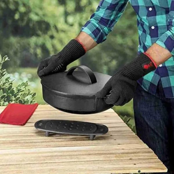 Перчатка для гриля Weber Premium L/XL Хлопок / Черный photo 4