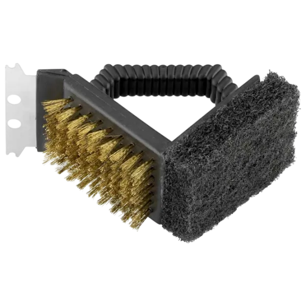 Perie pentru grătar Activa Activa Soft Hand 3in1 Oțel inoxidabil / Black photo 1