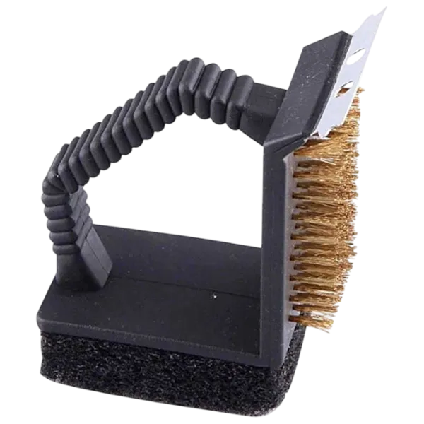 Perie pentru grătar Activa Activa Soft Hand 3in1 Oțel inoxidabil / Black photo 2
