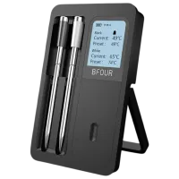 Termometru pentru grill ToGrill Bfour BF-60 Oțel inoxidabil / Black