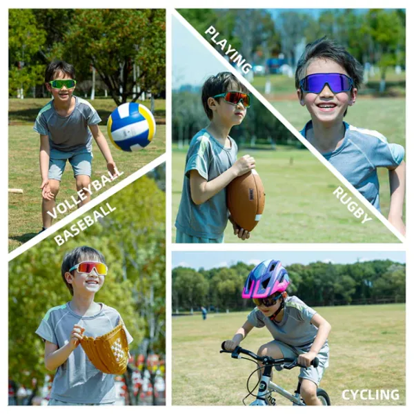 Солнечные очки Rockbros Kids Polarized Зеленый Прозрачный photo 3