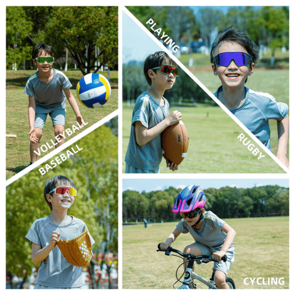 Солнечные очки Rockbros Kids Polarized Зеленый Прозрачный photo 3