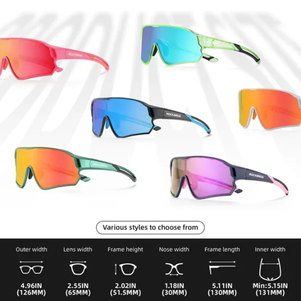 Солнечные очки Rockbros Kids Polarized Зеленый Прозрачный photo 4
