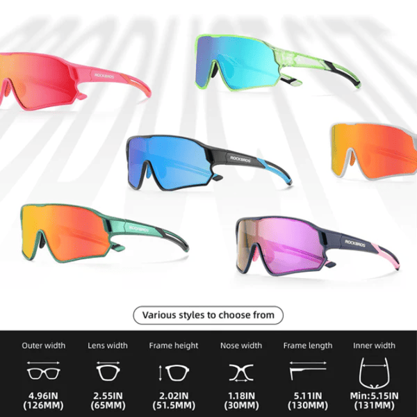 Солнечные очки Rockbros Kids Polarized Белый Разноцветный photo 4