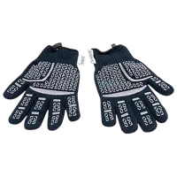 Mănușă pentru grătar Saber Cotton Grilling Mitts Bumbac / Black