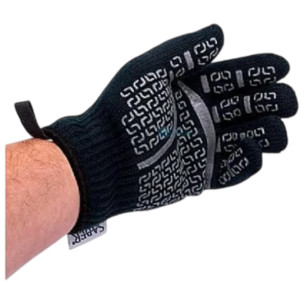 Mănușă pentru grătar Saber Cotton Grilling Mitts Bumbac / Black photo 3