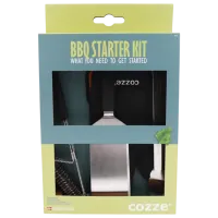 Набор для гриля Cozze BBQ Starter Kit Нержавеющая сталь / Черный