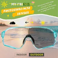 Ochelari de soare Rockbros Kids Sports Turquoise Transparent photo 4