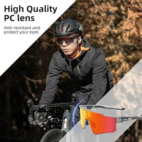 Солнечные очки Rockbros Polarized Cycling Sunglasses with TR90 Frame Серый Разноцветный photo 6