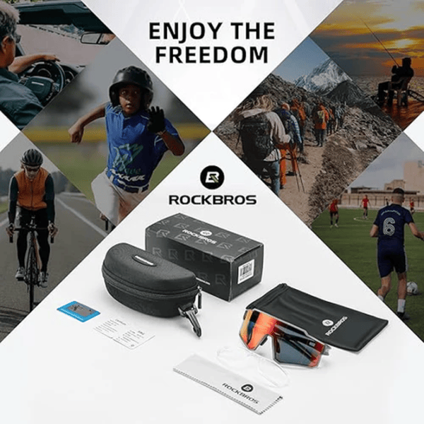 Солнечные очки Rockbros Polarized Cycling Sunglasses with TR90 Frame Серый Разноцветный photo 9