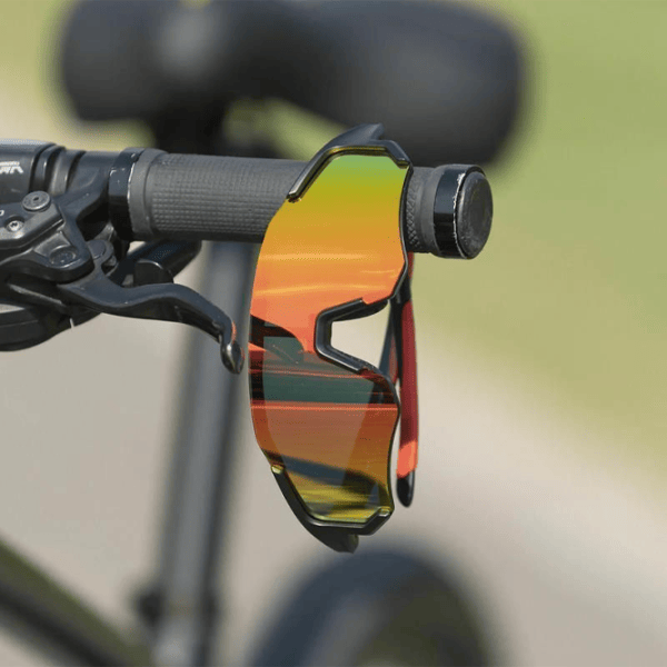 Солнечные очки Rockbros TAC Lightweight Polarized Красный Черный photo 4