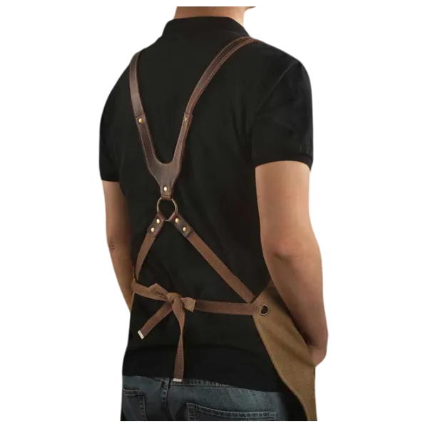 Șorț Takumi Kitchen Apron Bumbac / Brown photo 3