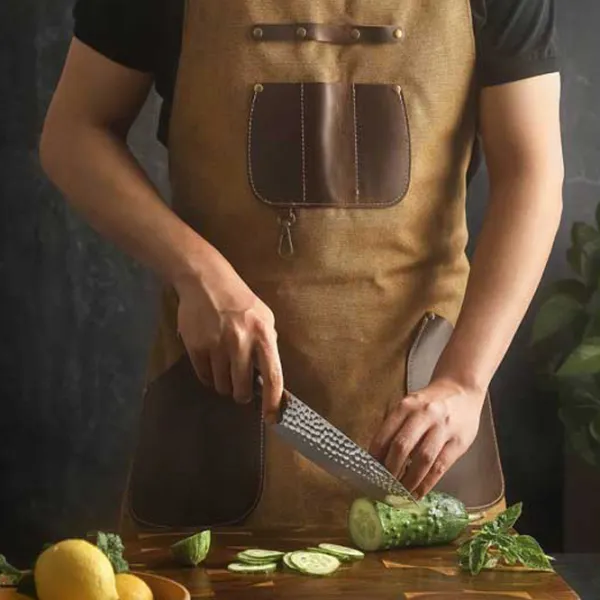 Șorț Takumi Kitchen Apron Bumbac / Brown photo 4