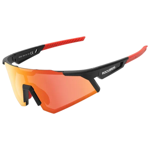 Солнечные очки Rockbros Photochromic Cycling Goggles Черный Оранжевый photo 1
