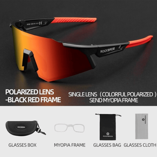 Солнечные очки Rockbros Photochromic Cycling Goggles Черный Оранжевый photo 2