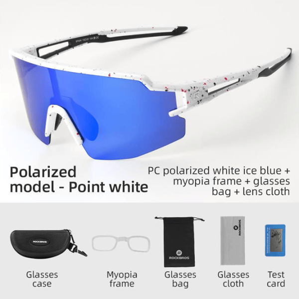 Солнечные очки Rockbros Photochromic Cycling Goggles Белый Черный photo 2