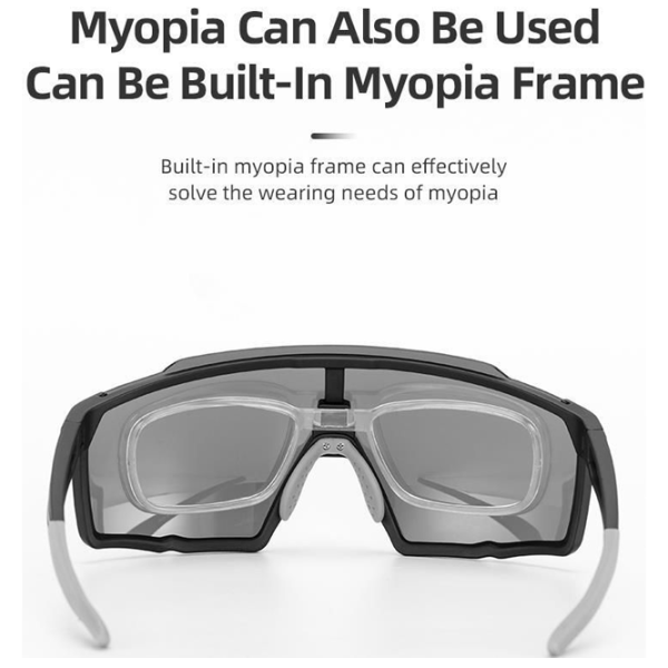 Солнечные очки Rockbros MTB Polarized Cycling Черный White photo 6