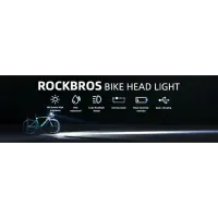 Lanterna bicicletei Rockbros RHL 600LM Black Gray photo 9