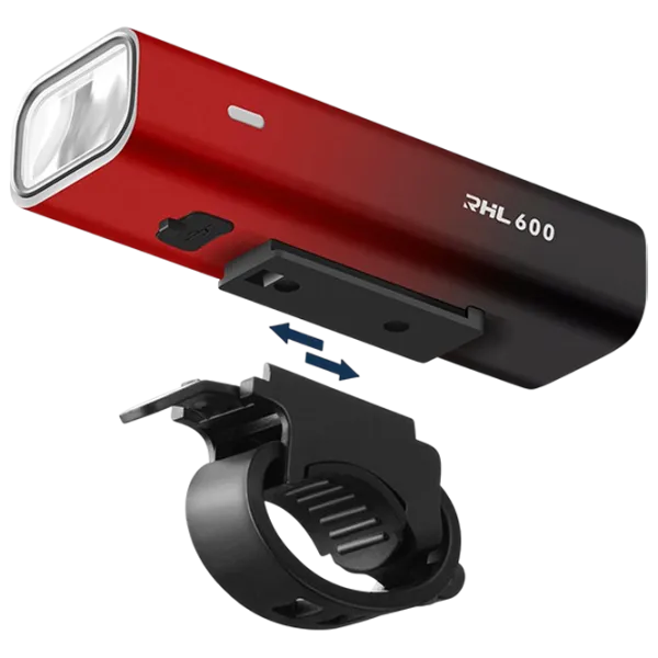 Lanterna bicicletei Rockbros RHL 600LM Red Black photo 1