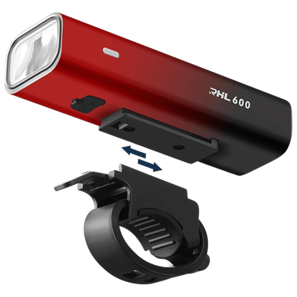 Lanterna bicicletei Rockbros RHL 600LM Red Black photo 1