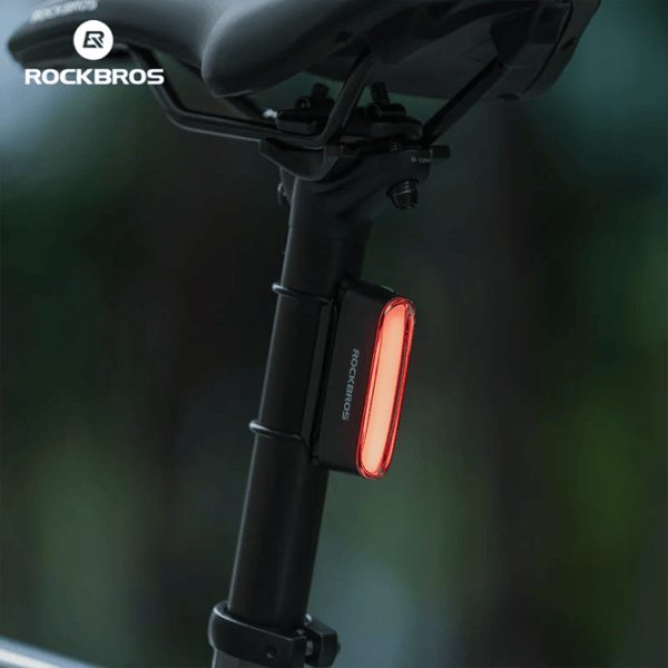 Велосипедный фонарь Rockbros Magnetic Tail Light Brake SKL01 Черный Красный photo 8